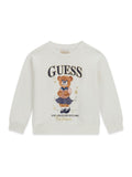 AM Kids - Felpa girocollo garzata con orsetto guess
