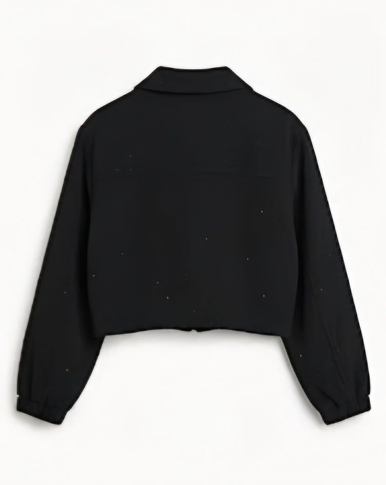 AM Kids - GIUBOTTO GLITTERATO CON ZIP BAMBINA