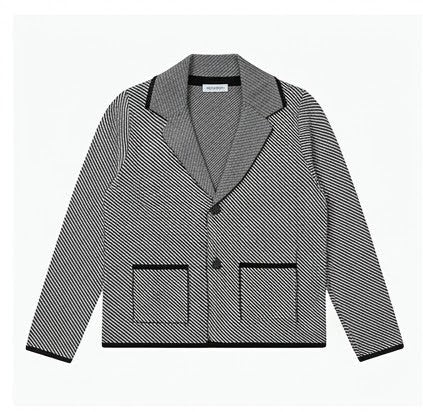 AM Kids - Giacca maglia a righe