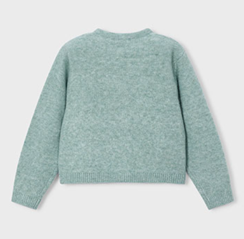 AM Kids - Giacchino in maglia con fiocco
