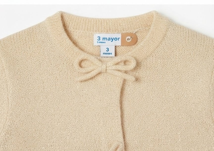 AM Kids - Giacchino in maglia con fiocco Mayoral