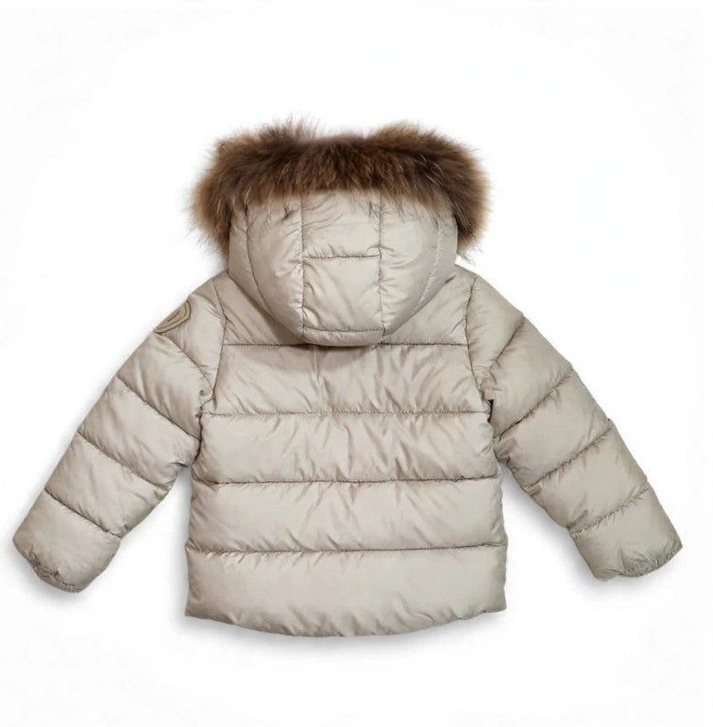 AM Kids - Giubbino imbottito con cappuccio pelliccia