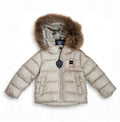 AM Kids - Giubbino imbottito con cappuccio pelliccia