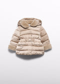 AM Kids - Giubbino satinato con pelo