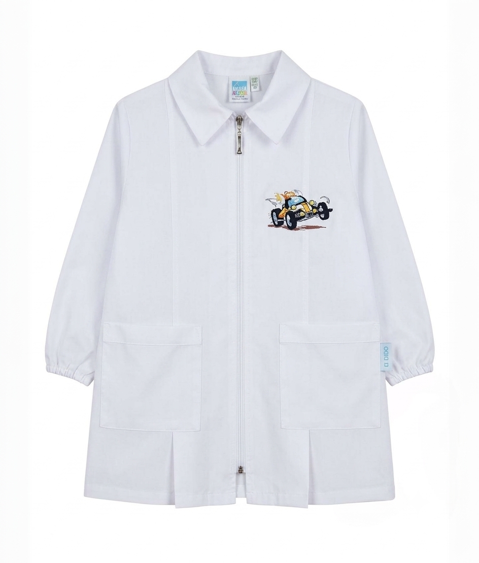 AM Kids - Grembiule SIGGI con cerniera con macchina