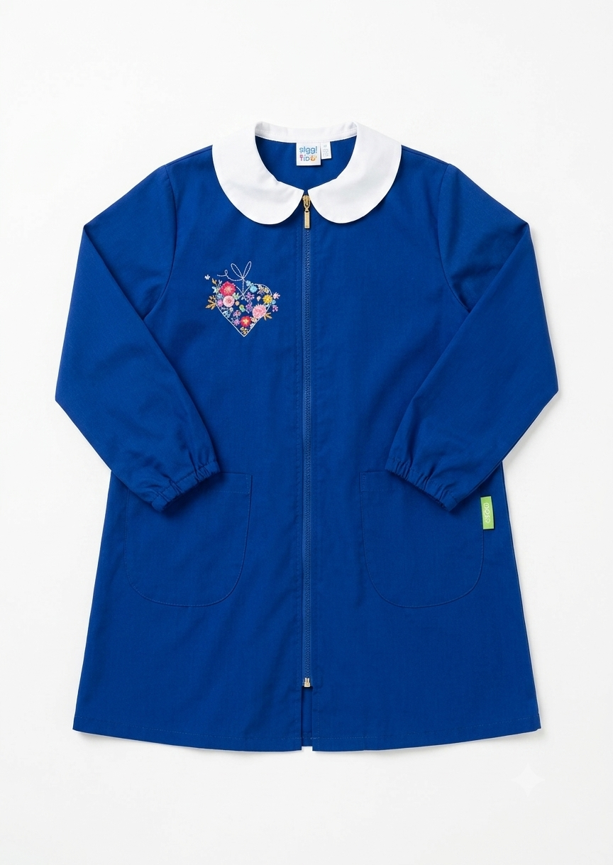 AM Kids - Grembiule siggi scuola bambina con cuore