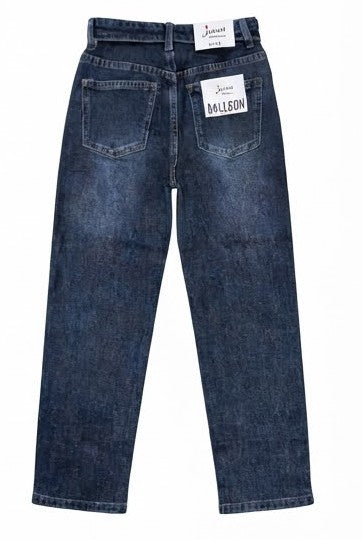AM Kids - JEANS BALLOON CON BRILLANTINI BAMBINA