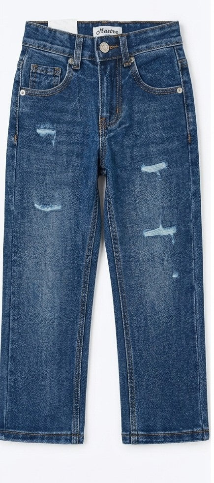 AM Kids - Jeans con strappi largo