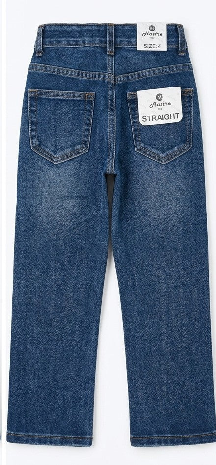 AM Kids - Jeans con strappi largo