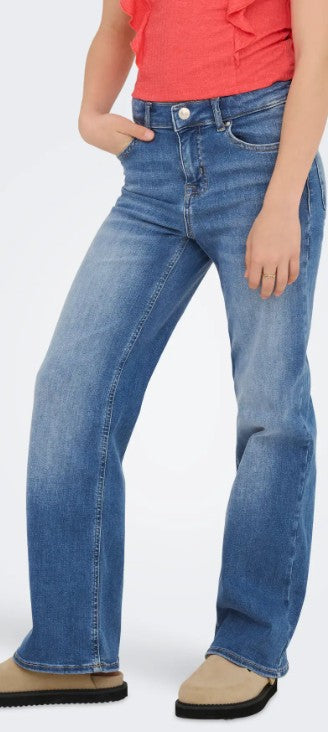 AM Kids - Jeans gamba dritta only lavaggio scuro