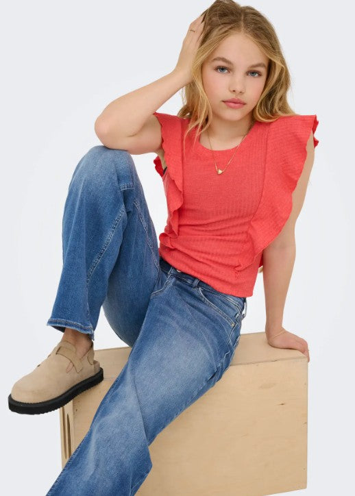 AM Kids - Jeans gamba dritta only lavaggio scuro