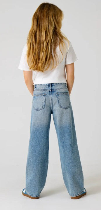 AM Kids - Jeans largo con strappo only