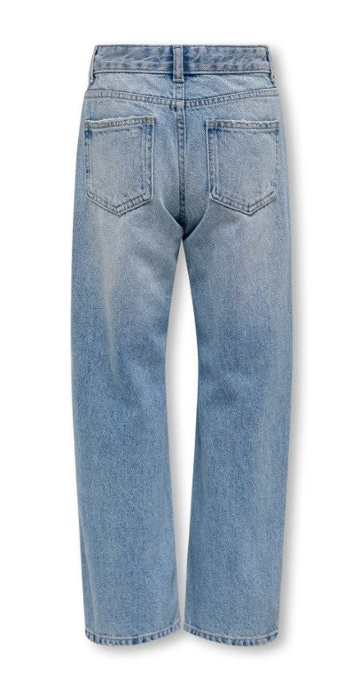 AM Kids - Jeans largo con strappo only