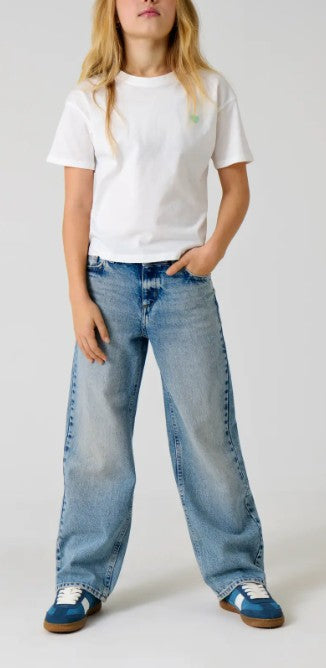 AM Kids - Jeans largo con strappo only
