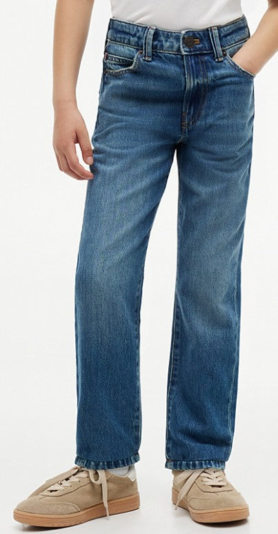 AM Kids - Jeans straight fit con baffature Tommy Hilfiger