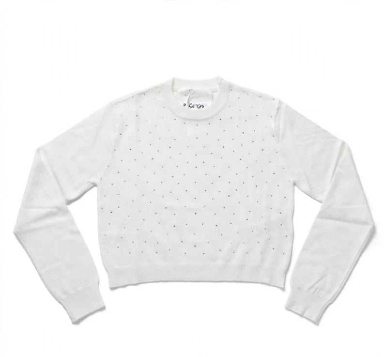 AM Kids - MAGLIETTA GIROCOLLO GLITTERATA