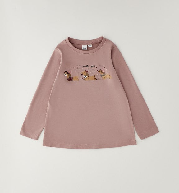 AM Kids - Maglietta 100% cotone bambina I.DO