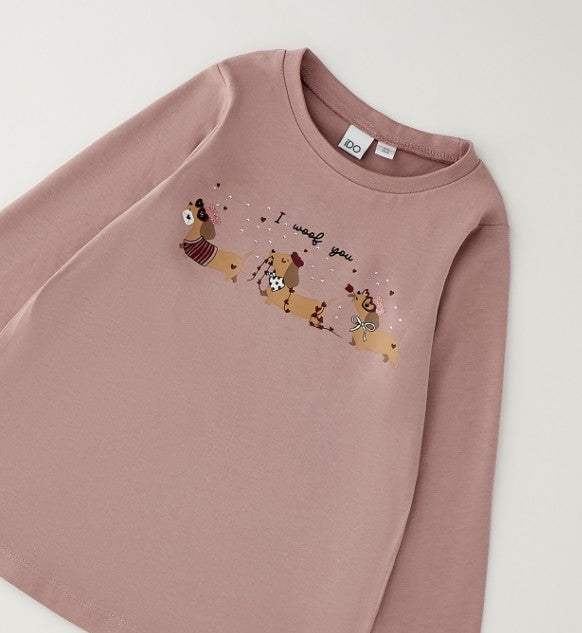 AM Kids - Maglietta 100% cotone bambina I.DO