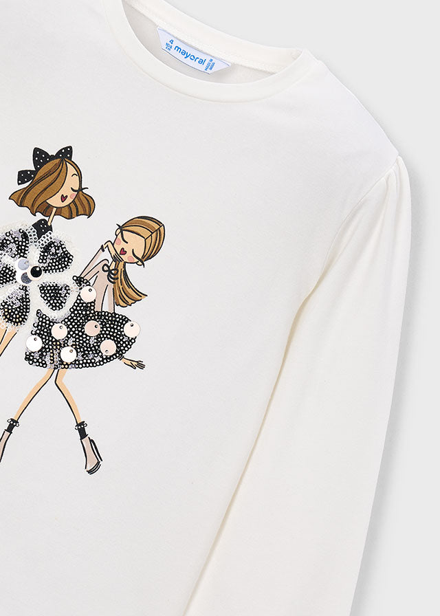 AM Kids - Maglietta manica lunga con bambine Mayoral