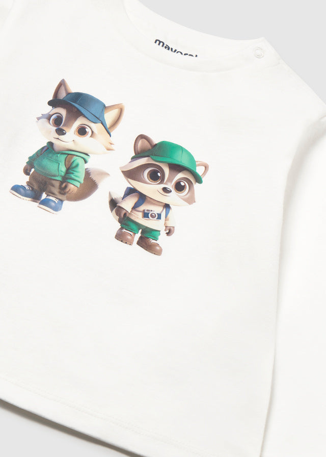 AM Kids - Maglietta manica lunga con cagnolini Mayoral