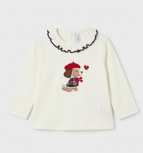 AM Kids - Maglietta manica lunga con cagnolino Mayoral