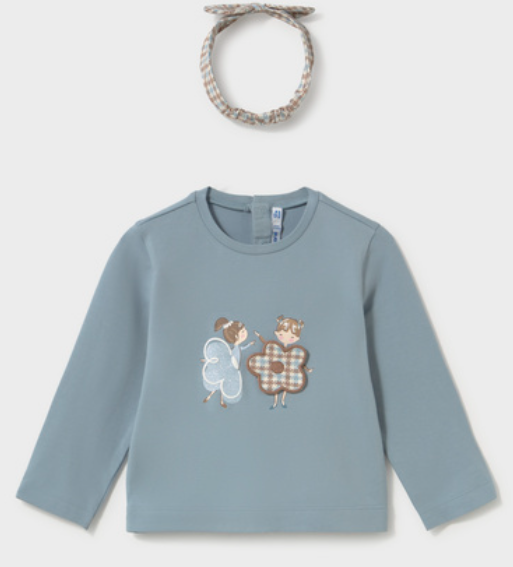 AM Kids - Maglietta manica lunga con fascia