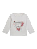 AM Kids - Maglietta manica lunga con rose Guess