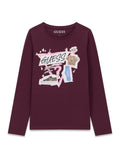 AM Kids - Maglietta manica lunga con scritta Guess
