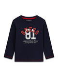 AM Kids - Maglietta manica lunga con scritta guess