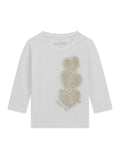 AM Kids - Maglietta manica lunga con scritta laterale