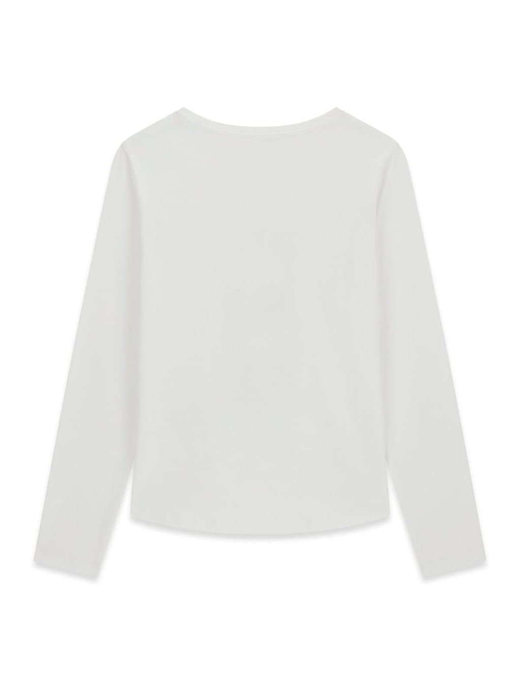 AM Kids - Maglietta manica lunga con scritta verticale guess