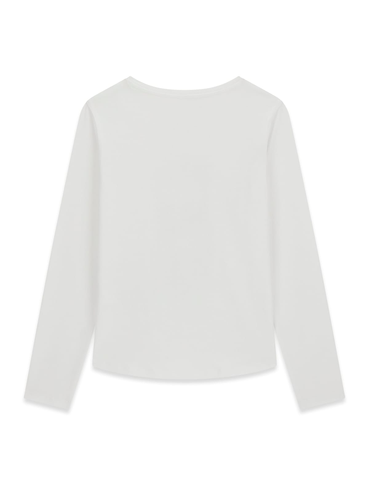 AM Kids - Maglietta manica lunga con scritta verticale guess