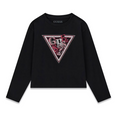 AM Kids - Maglietta manica lunga con triangolo brillantinato