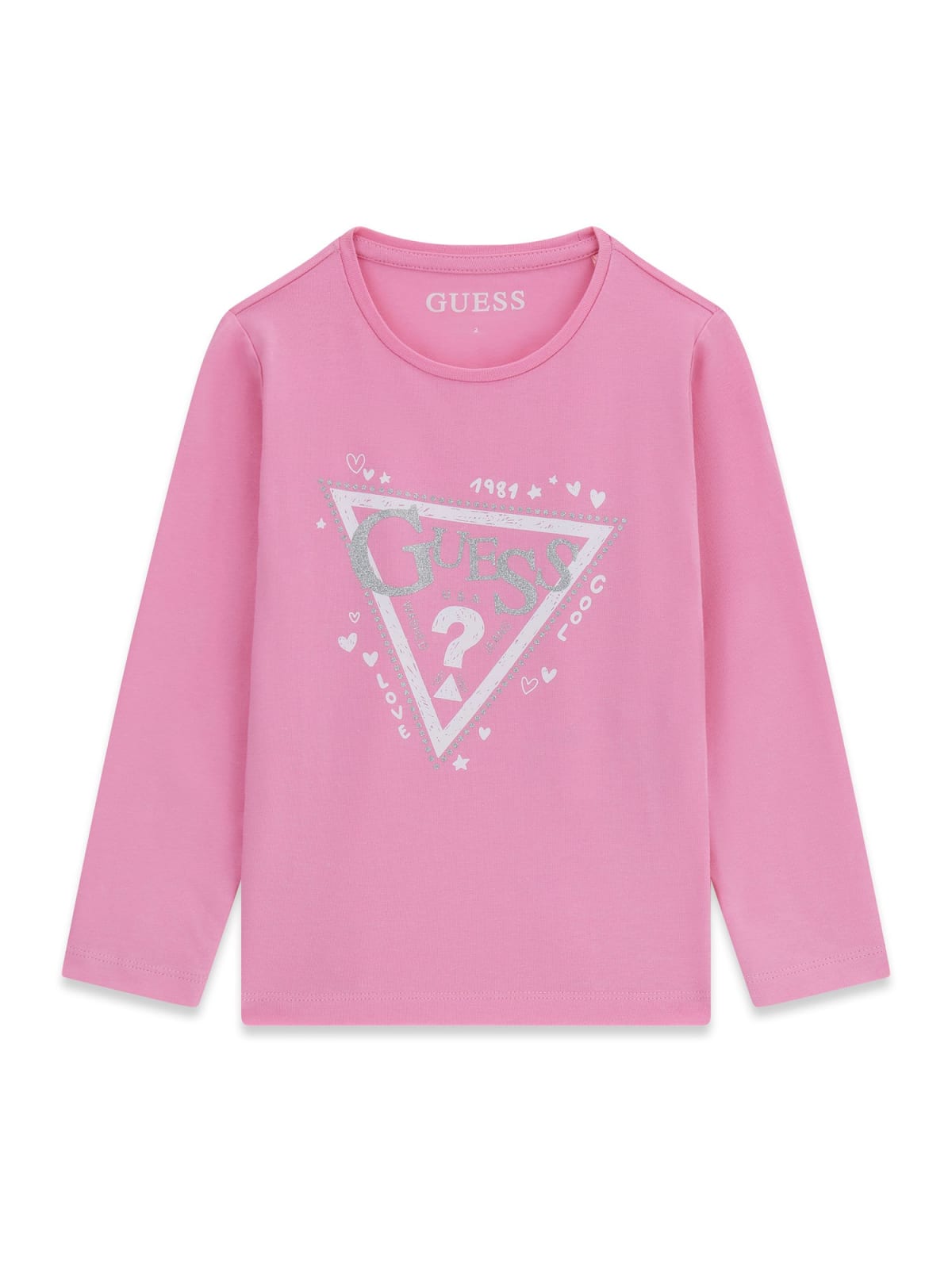 AM Kids - Maglietta manica lunga con triangolo guess