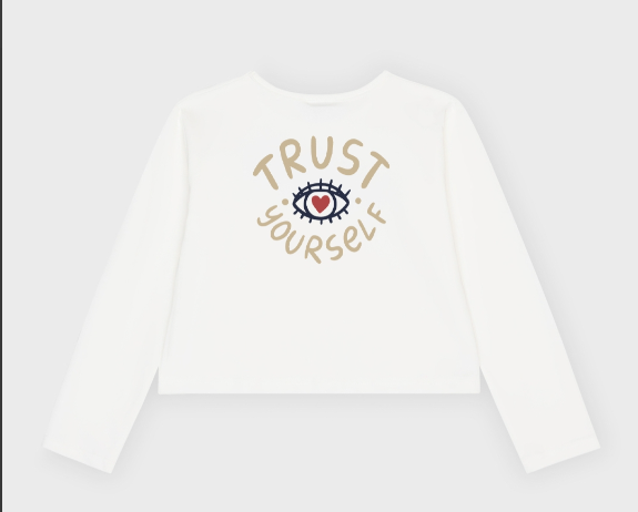 AM Kids - Maglietta manica lunga cropped
