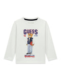 AM Kids - Maglietta manica lunga guess con orsetto