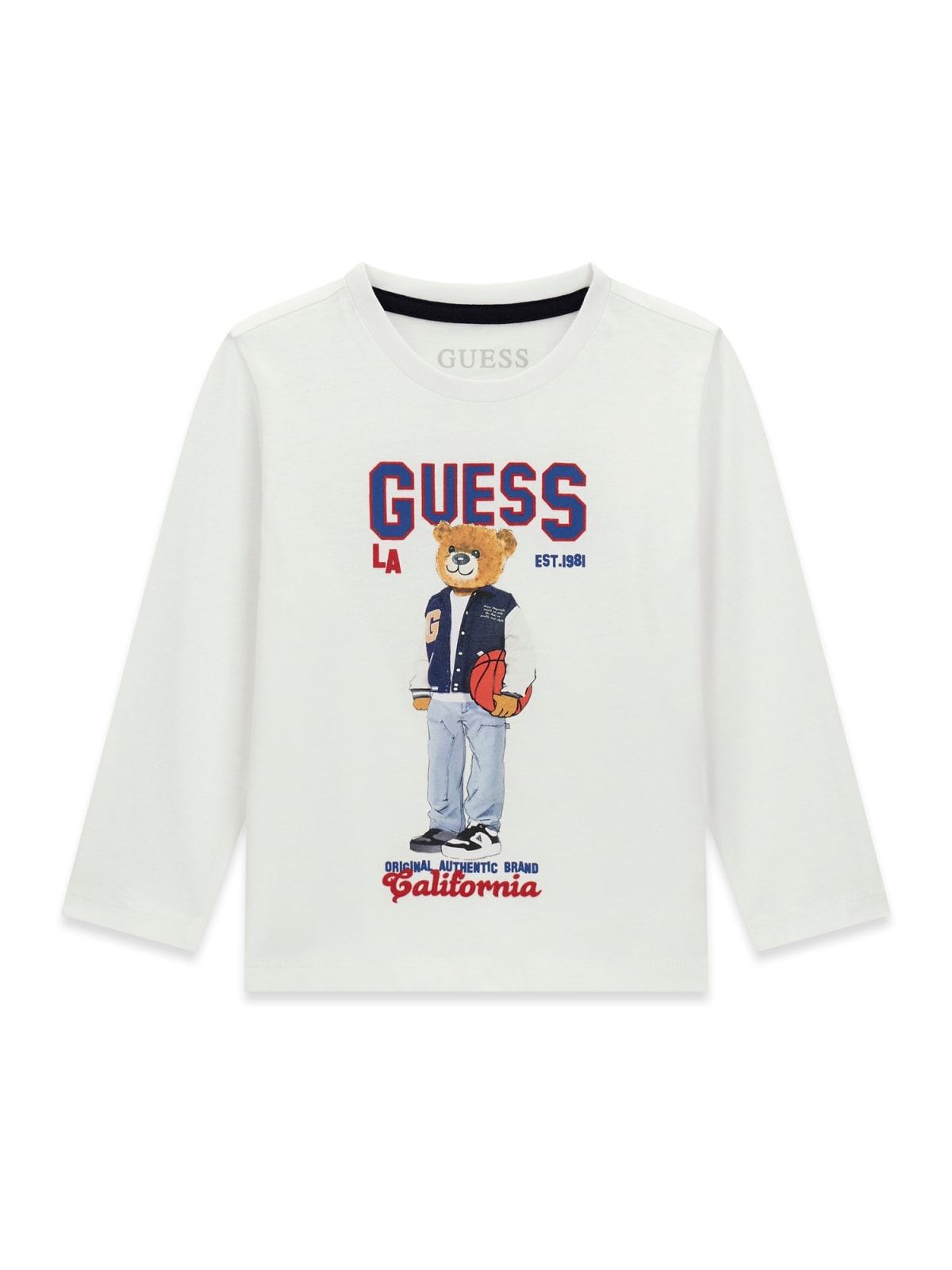 AM Kids - Maglietta manica lunga guess con orsetto