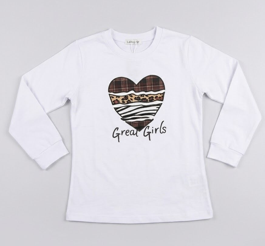 AM Kids - Maglietta manica lunga in caldo cotone