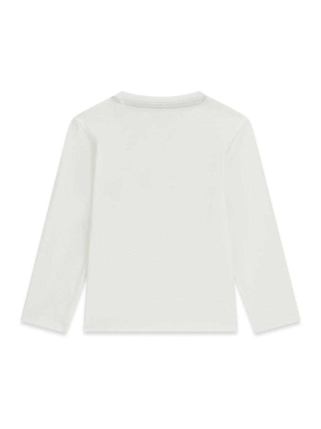 AM Kids - Maglietta manica lunga in cotone con scritta guess