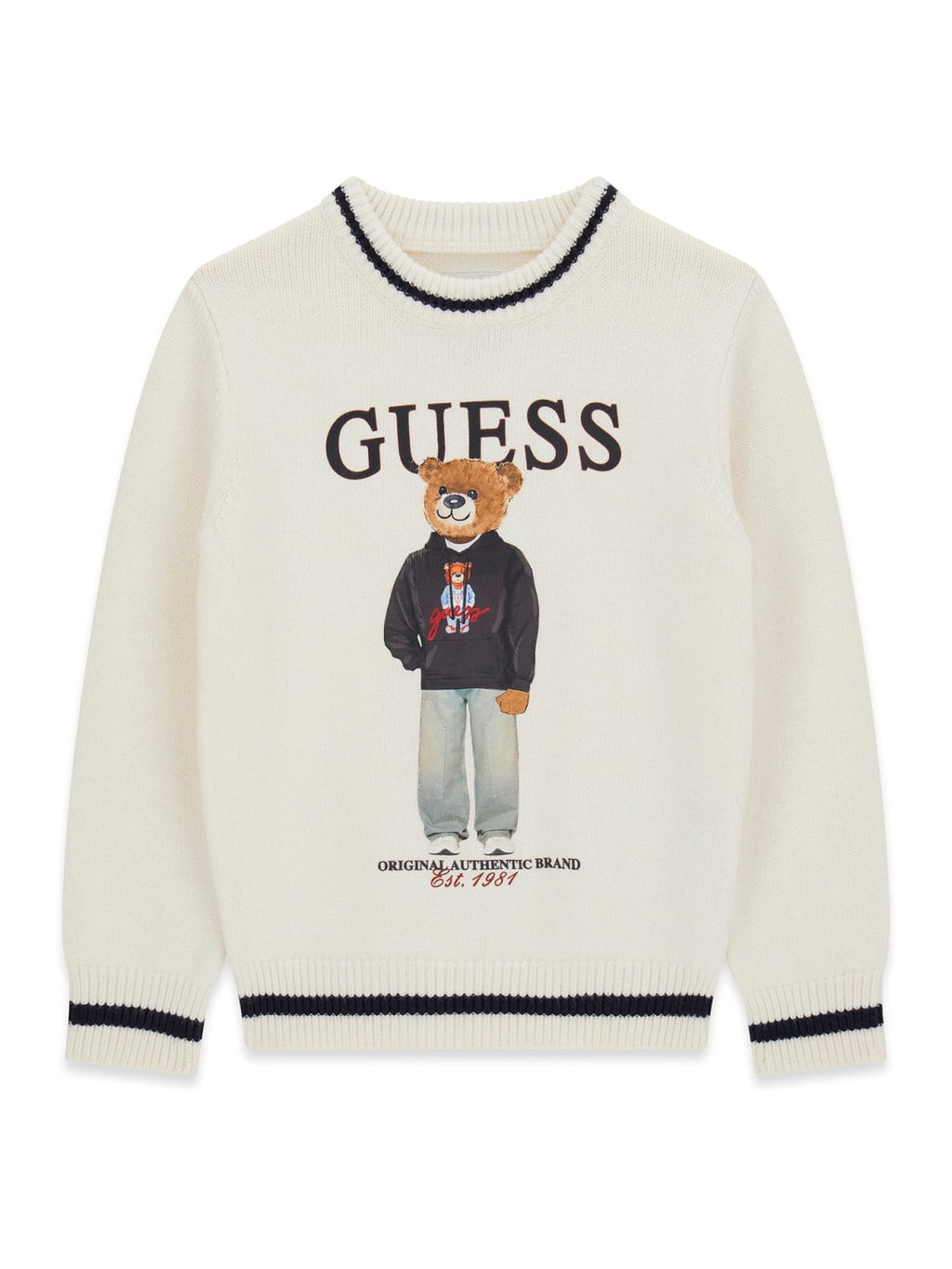 AM Kids - Maglioncino girocollo con orsetto Guess