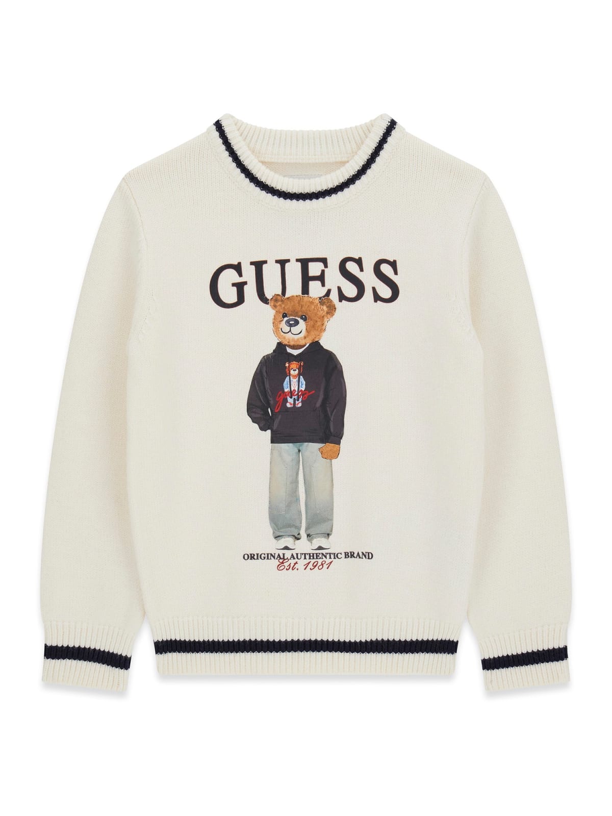 AM Kids - Maglioncino girocollo con orsetto Guess