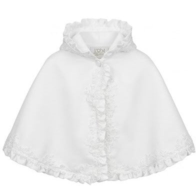 AM Kids - Mantella in tessuto con ricamo