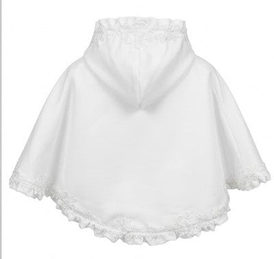 AM Kids - Mantella in tessuto con ricamo