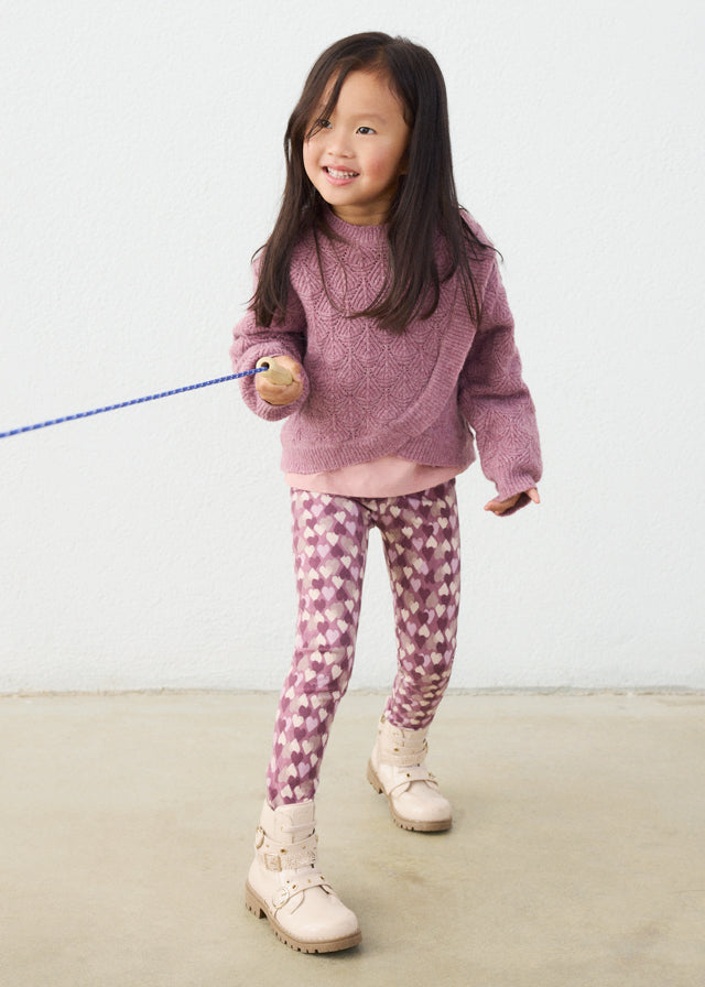 AM Kids - Pantacollant con cuoricini Mayoral