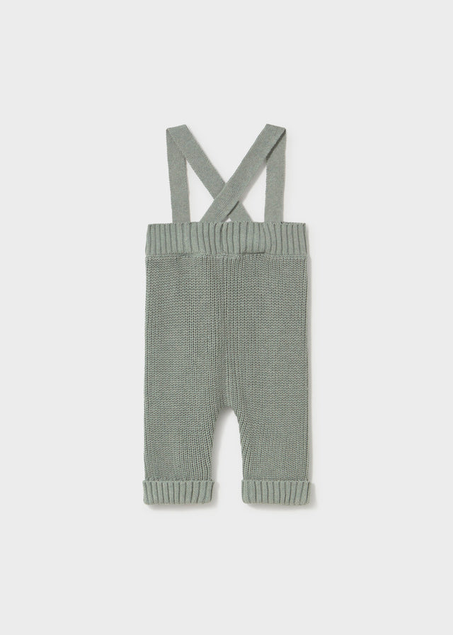 AM Kids - Pantalone con bretelle tricot