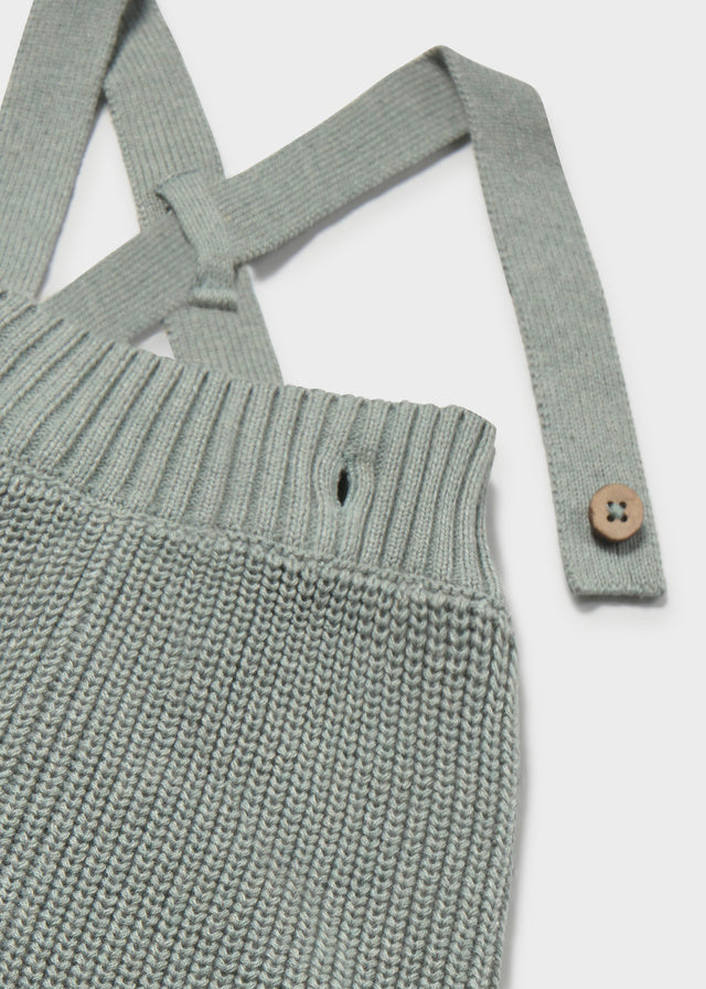 AM Kids - Pantalone con bretelle tricot