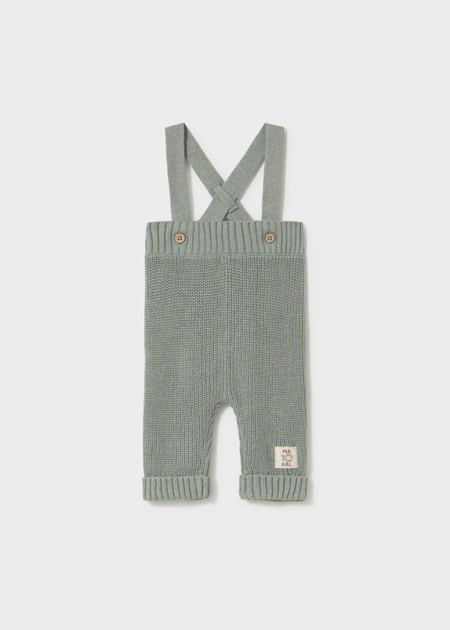 AM Kids - Pantalone con bretelle tricot