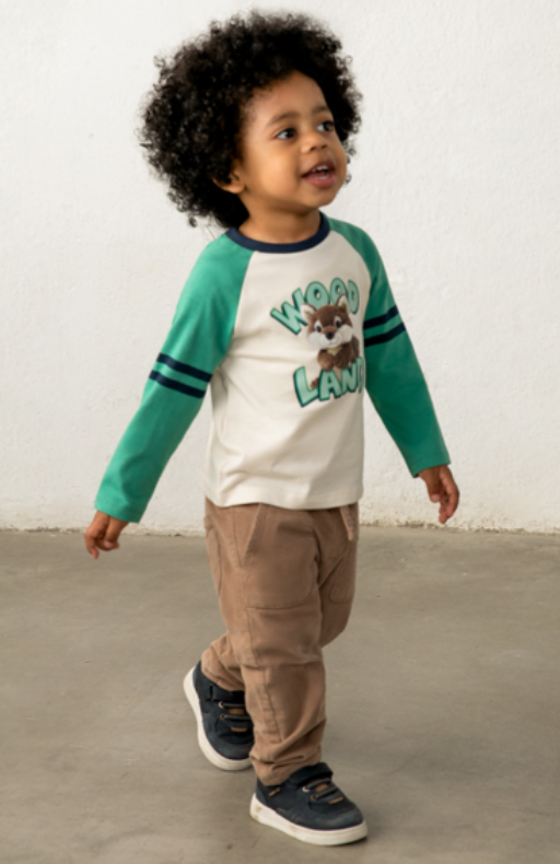 AM Kids - Pantalone micropanno traforato