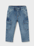 AM Kids - Pantalone soft denim cargo