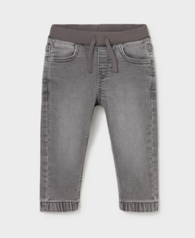 AM Kids - Pantalone soft denim jogger